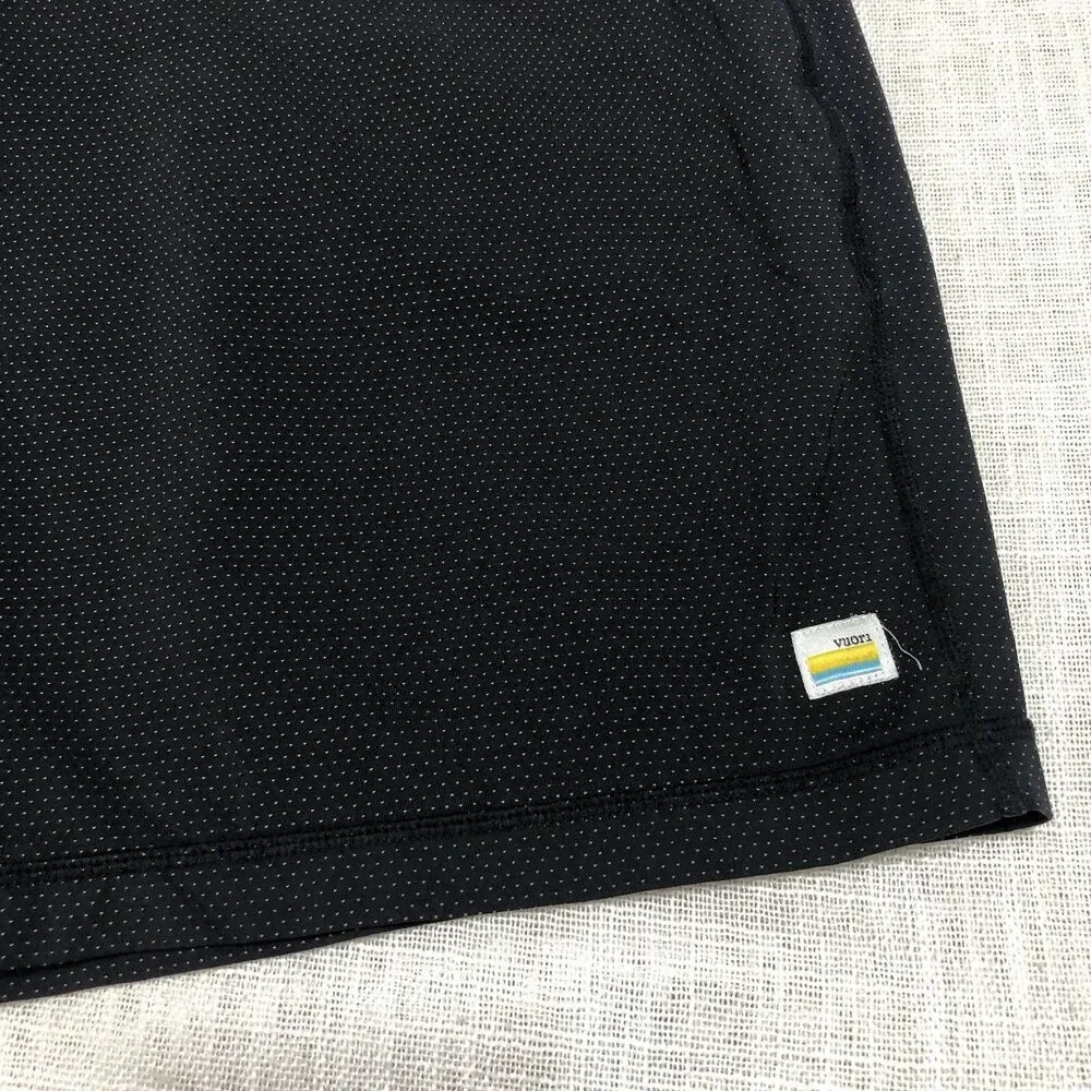 Vuori Board Shorts Mens 34 Black Dot Print 7